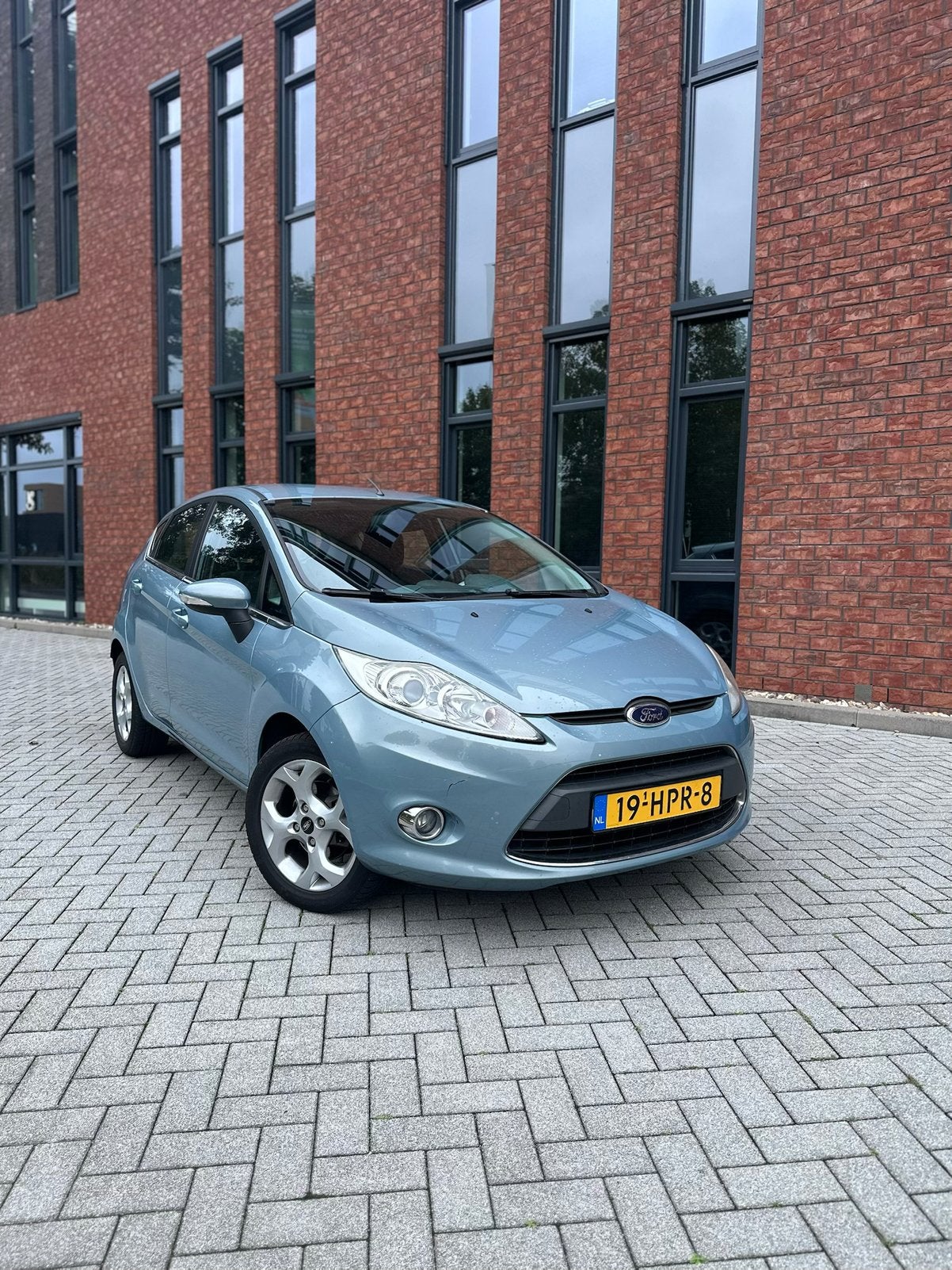 Ford Fiësta 2009 | Ondh hist + Recent Ondh | APK 06-27, Auto's, Voorwielaandrijving, Stof, Blauw, Origineel Nederlands