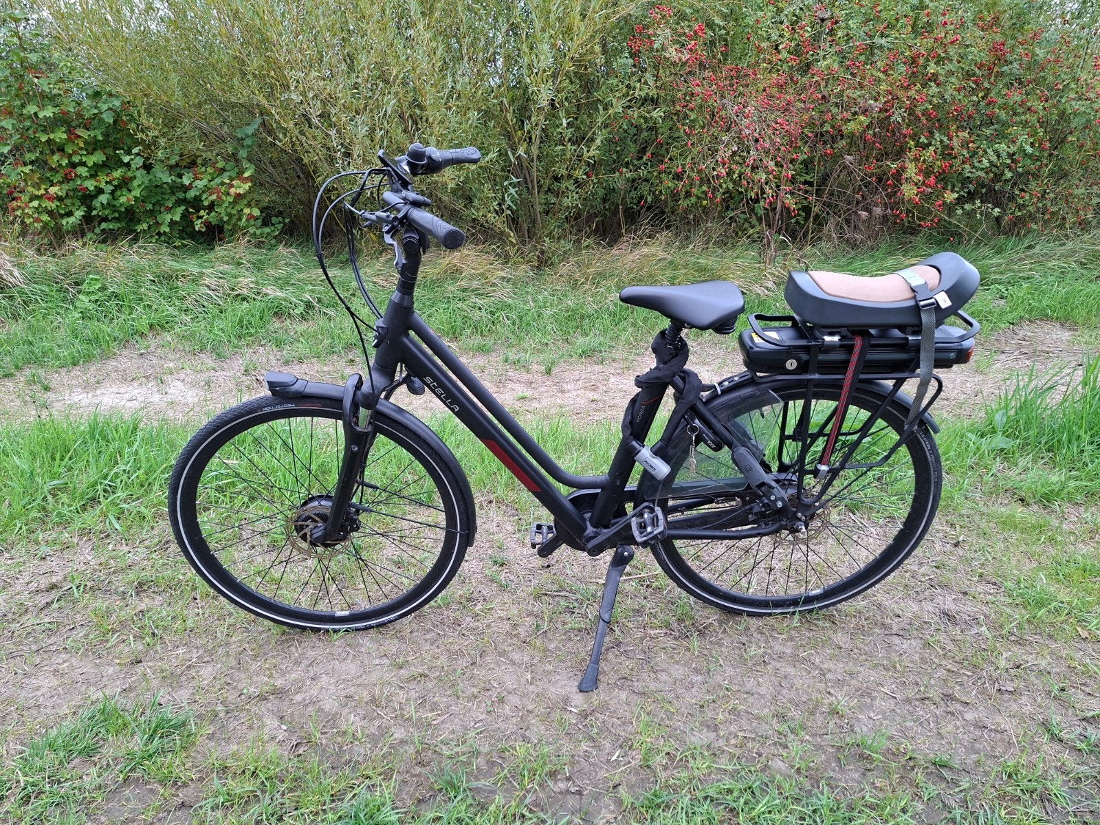 Stella Vicenza Zwart elektrische fiets – 28" – dames – 990km, Ophalen, Overige merken