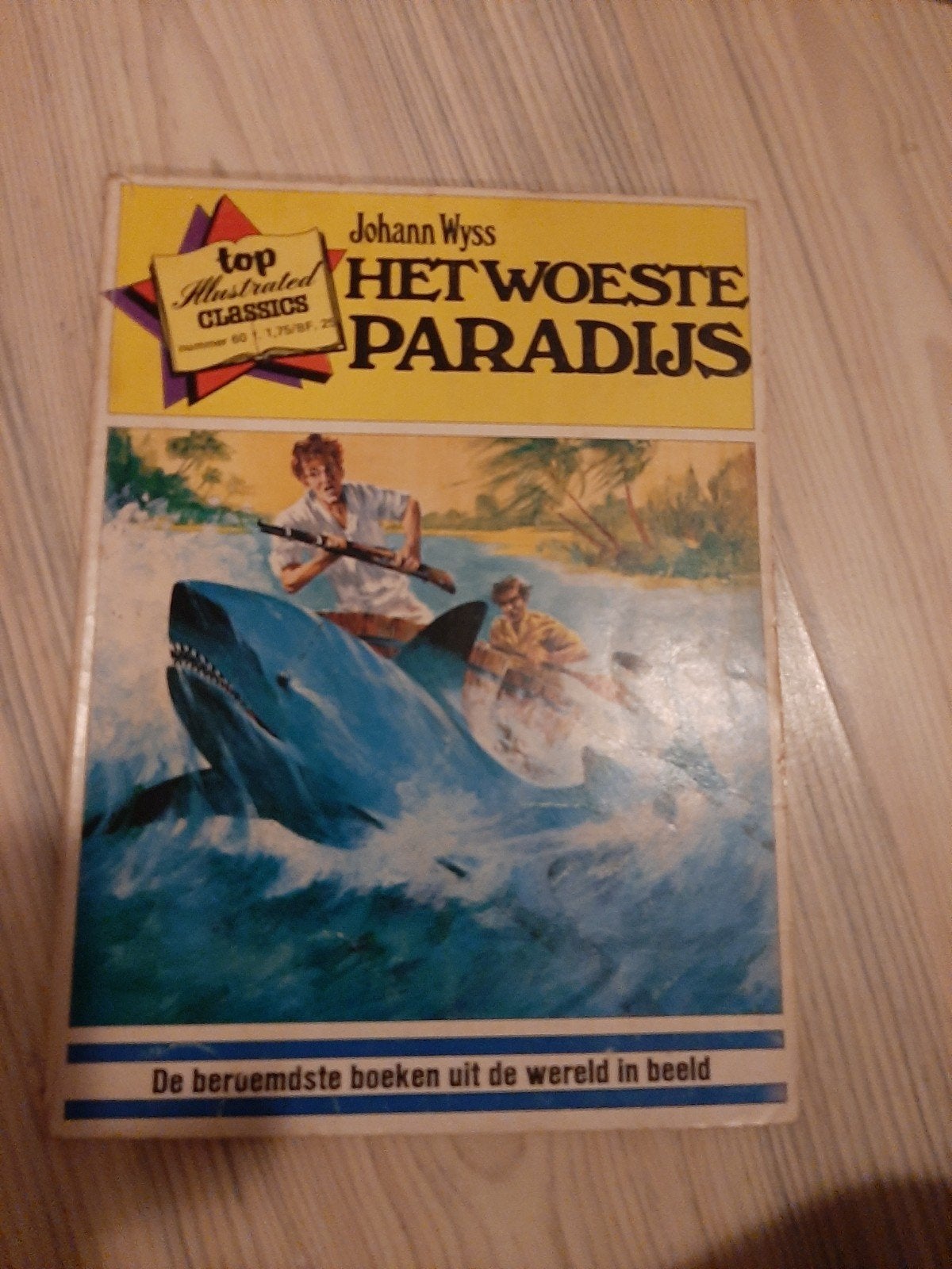 Stripgiganten & Het Woeste Paradijs - Vintage Stripboeken, Boeken, Meerdere stripboeken, Ophalen of Verzenden, Gelezen, Diverse auteurs, Johann Wyss