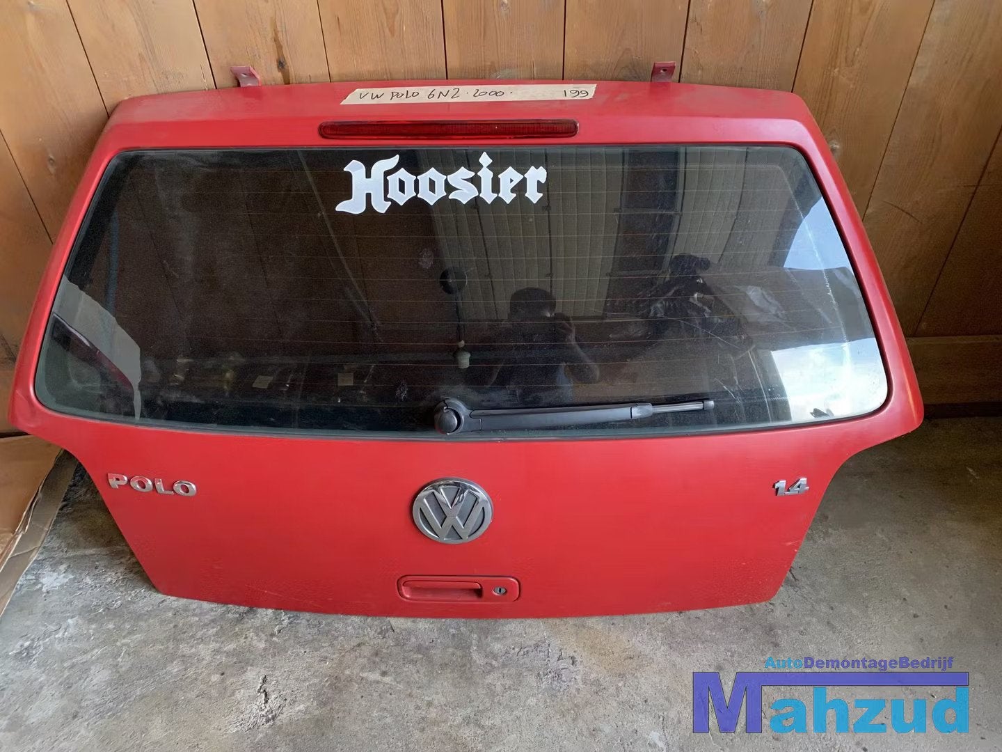 VW POLO 6N2 ROOD LP3G Achterklep, Gebruikt, Volkswagen AG, Achter, Berliner Ring 2
38440  Wolfsburg, DE