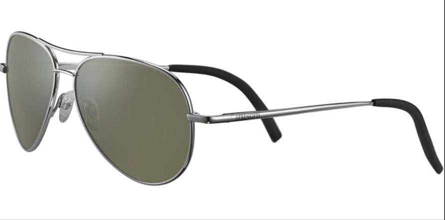 NIEUW Serengeti zonnebril Carrara zilver glans frame 55mm, Overige merken, Serengeti, Zonnebril, Nieuw