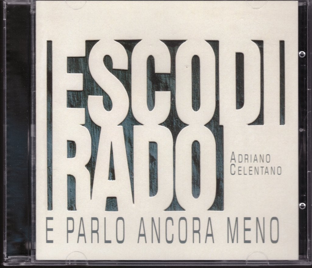 Adriano Celentano CD Esco Di Rado E Parlo Ancora Meno, Cd's en Dvd's, Cd's | Rock, Zo goed als nieuw, Overige genres, Verzenden