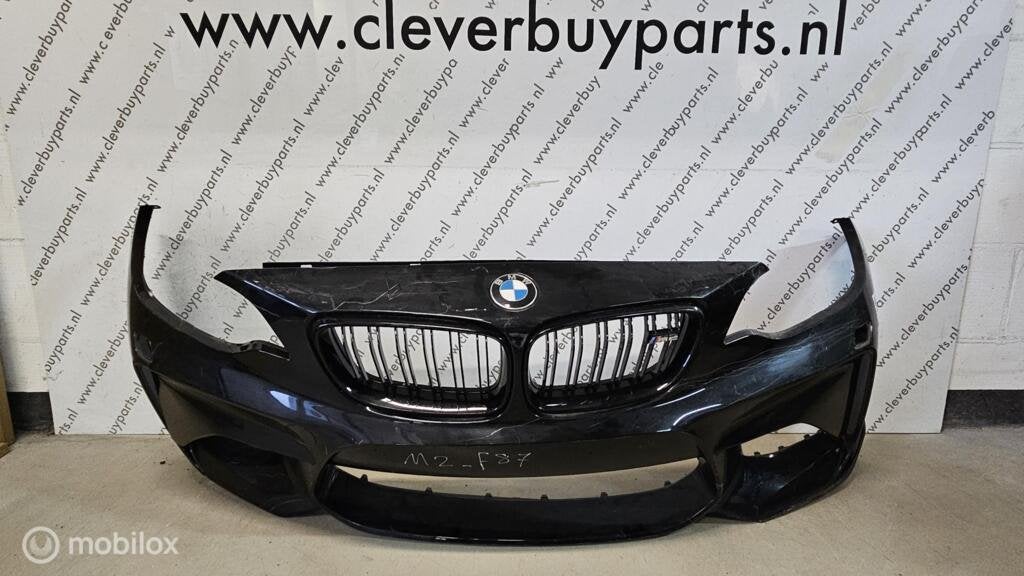 Voorbumper origineel BMW 2-serie Coupé F87 ('14-'21), Gebruikt, Voor, Ophalen of Verzenden, Bumper