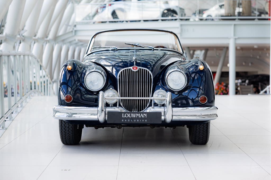 Jaguar XK 150 Roadster 3.4 | OTS | Blue over Tan |, foto 6