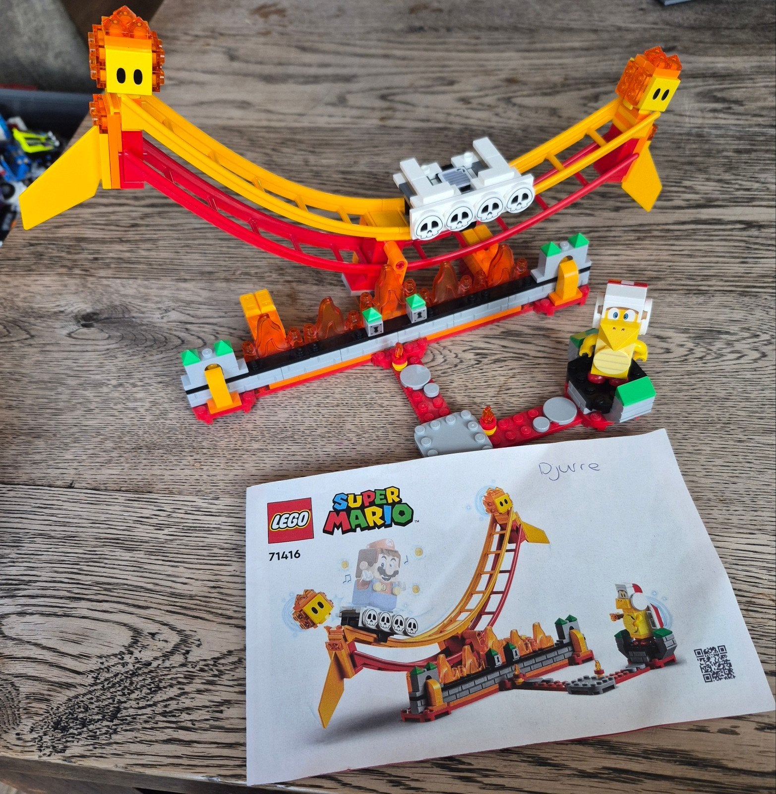 LEGO Super Mario 71416 Rit over de lavagolven, Ophalen of Verzenden, Zo goed als nieuw, Lego