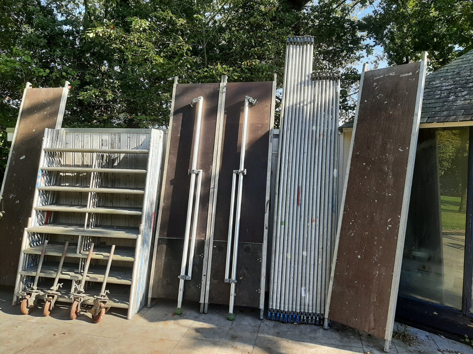 aluminium rolsteiger layher Werkhoogte 10.5 mtr, Doe-het-zelf en Verbouw, Ophalen, Gebruikt, Rolsteiger of Kamersteiger, 5 meter of hoger