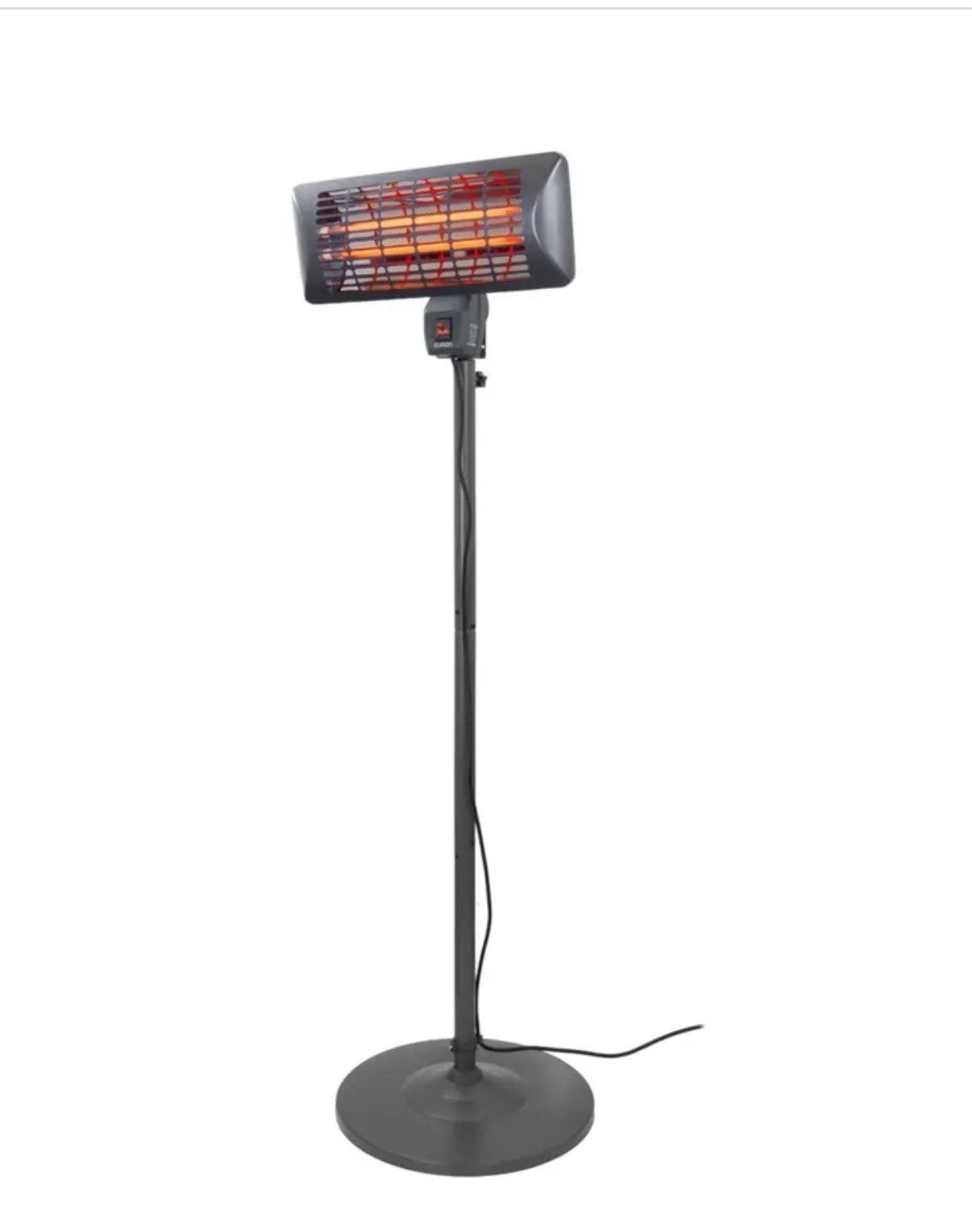 Eurom Q-time 2000S Terrasverwarmer - Elektrisch, Tuin en Terras, Terrasverwarmers, Draaibaar, Gebruikt, Vloer, Ophalen