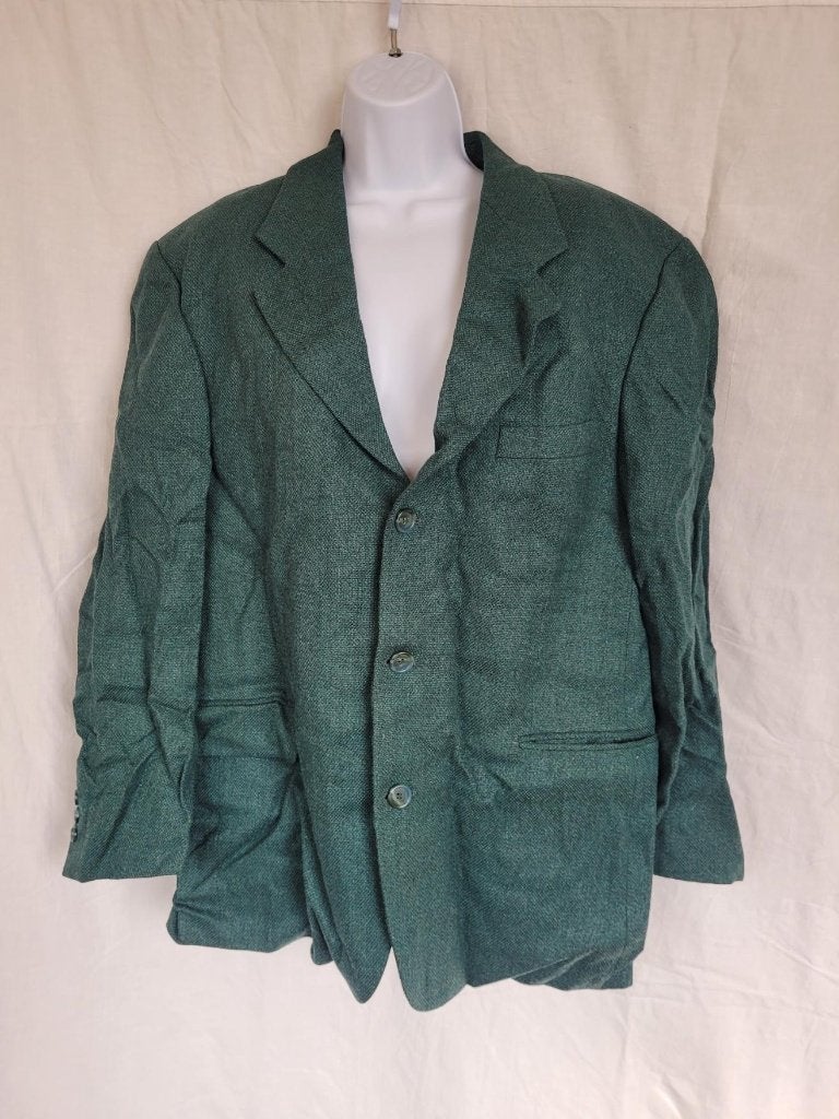 Gaaf groen ouderwets heren colbert mt 50 merk Odyssee, Maat 48/50 (M), ., Ophalen of Verzenden, Zo goed als nieuw