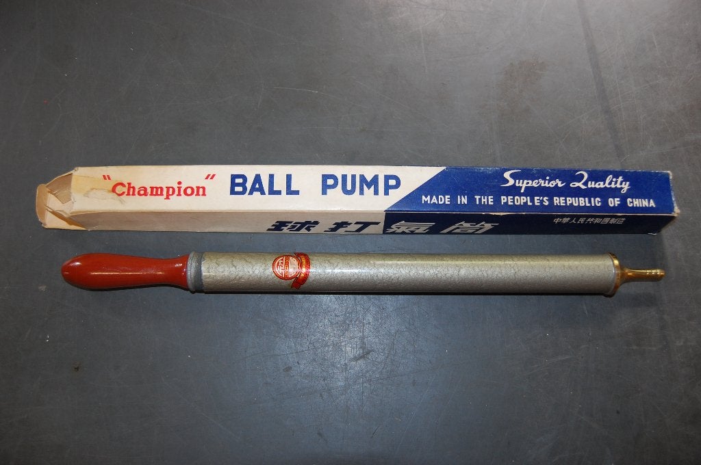 jaren 70 nostalgie: Champion ball pump, Ophalen of Verzenden