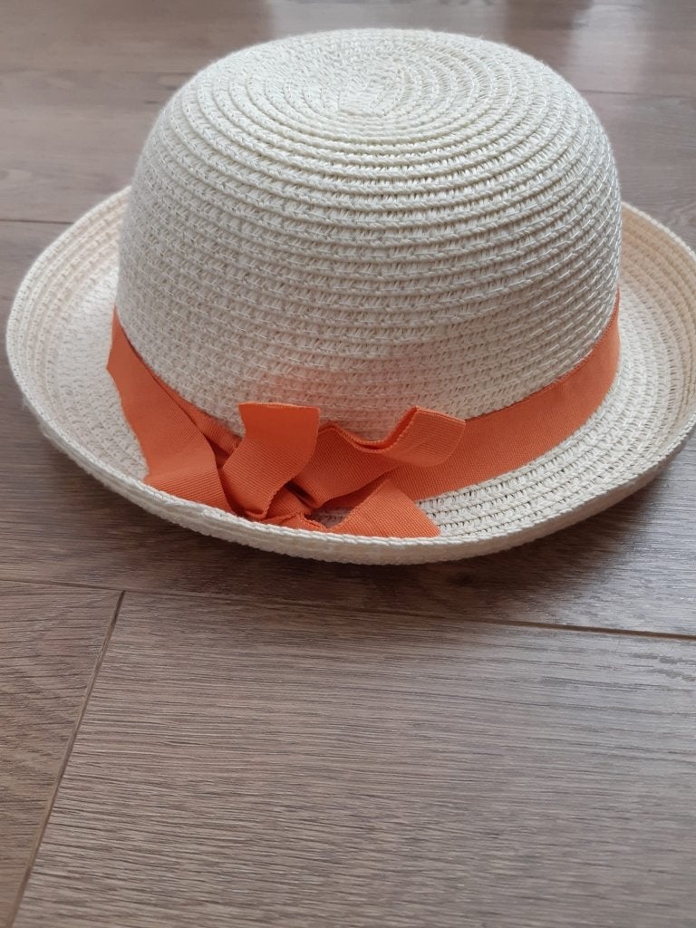 Zomer hoed meisje - zo goed als nieuw, Ophalen of Verzenden, Zo goed als nieuw, Meisje, Hoed