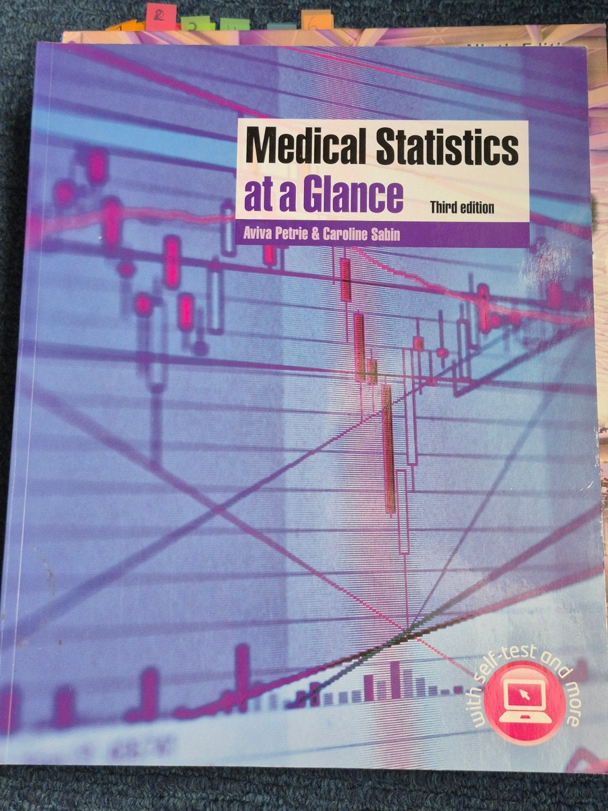Medical Statistics at a Glance - Derde editie, Boeken, Zo goed als nieuw, Beta, Aviva Petrie & Caroline Sabin, HBO