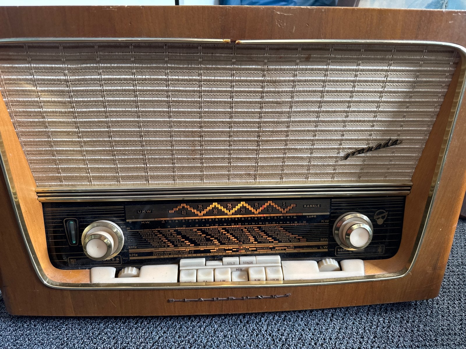 Vintage Granada buizenradio - Jaren '50/'60, Ophalen