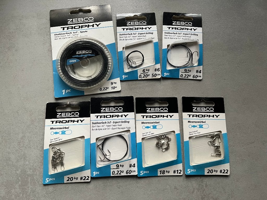 adv 58 /  NIEUW mixset diverse blisters ZEBCO TROPHY, Ophalen of Verzenden, Nieuw, Overige typen