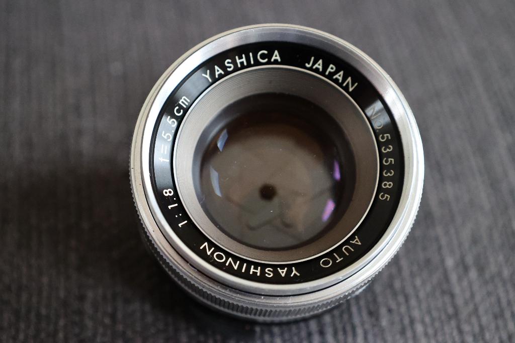 3x vintage lens van Yashica - M42, Ophalen of Verzenden, Gebruikt, Standaardlens