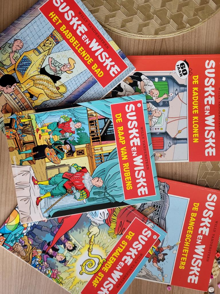 Suske en Wiske stripboeken - 5 stuks, Meerdere stripboeken, Ophalen of Verzenden, Gelezen, Willy Vandersteen