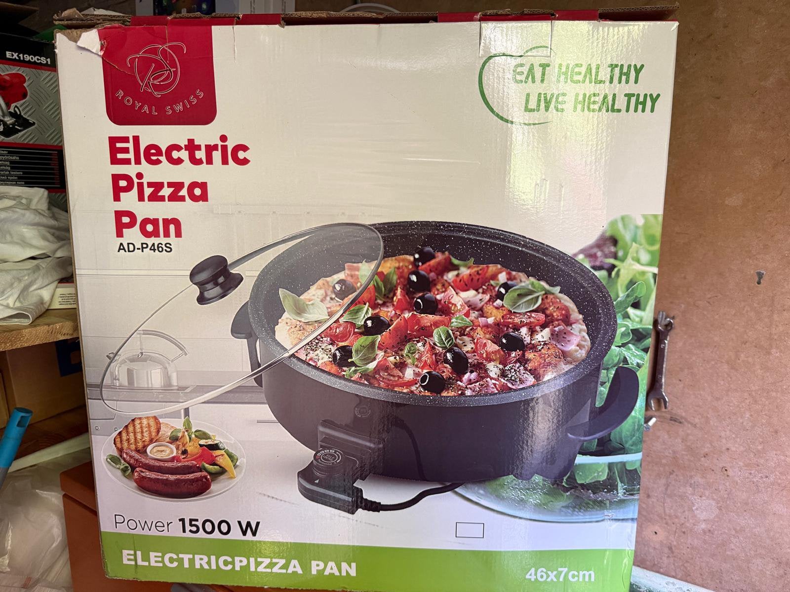Elektrische pizza pan, Ophalen, Nieuw