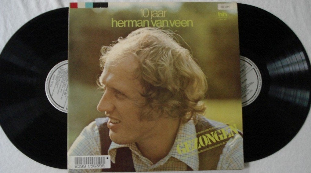 Herman van Veen - Gezongen - 10 jaar Herman van Veen, LP, Gebruikt, Overige genres, Ophalen of Verzenden