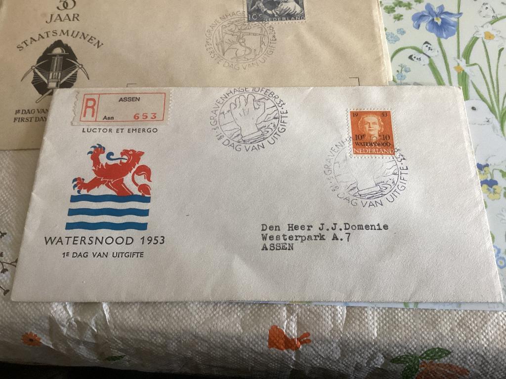 No845 E12 Aangetekend Assen Heb van Nederland jaargangen fdc, Ophalen, Beschreven, Nederland