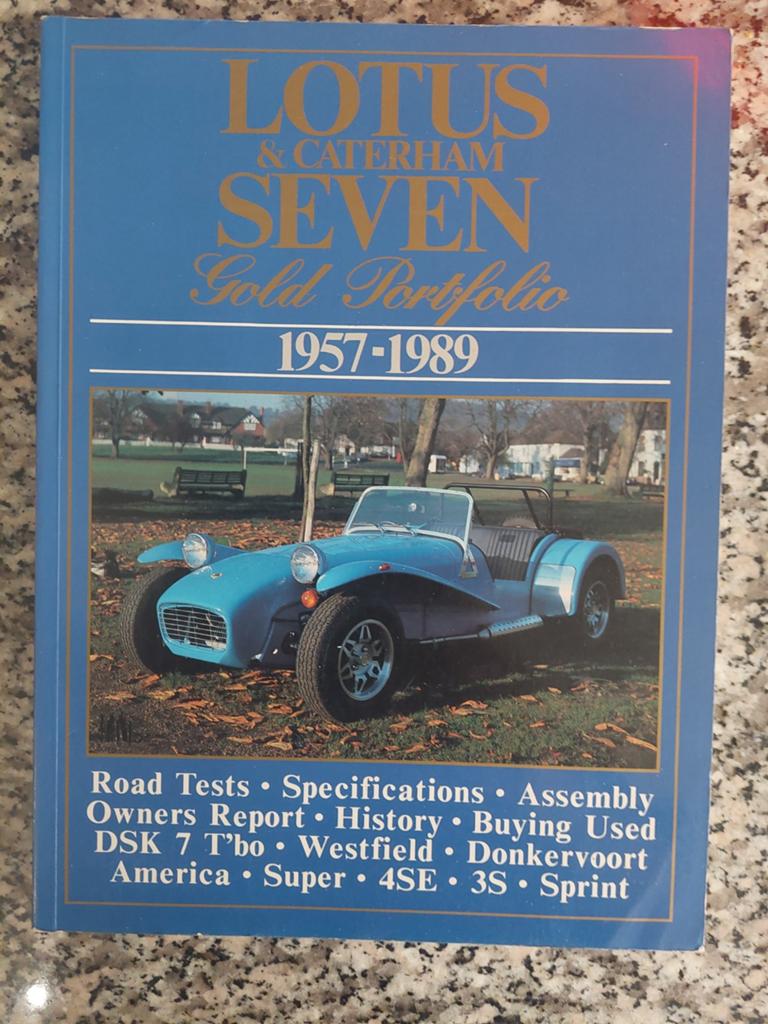 LOTUS & CATERHAM SEVEN GOLD PORTFOLIO  1957-1989., Ophalen of Verzenden, Zo goed als nieuw, Overige merken