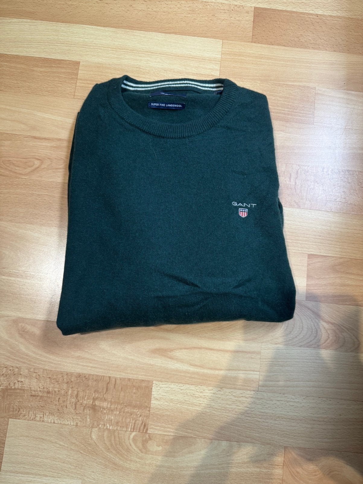 Gant trui groen, Verzenden, Trui of Vest, Maat 42/44 (L), Gedragen