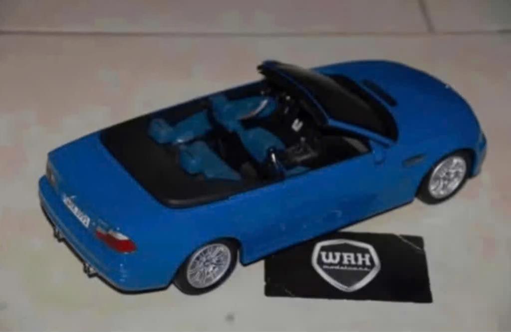1:18 BMW M3 E46 CABRIO laguna seca blue Kyosho no box WRH, Verzenden, Zo goed als nieuw, Auto, Kyosho