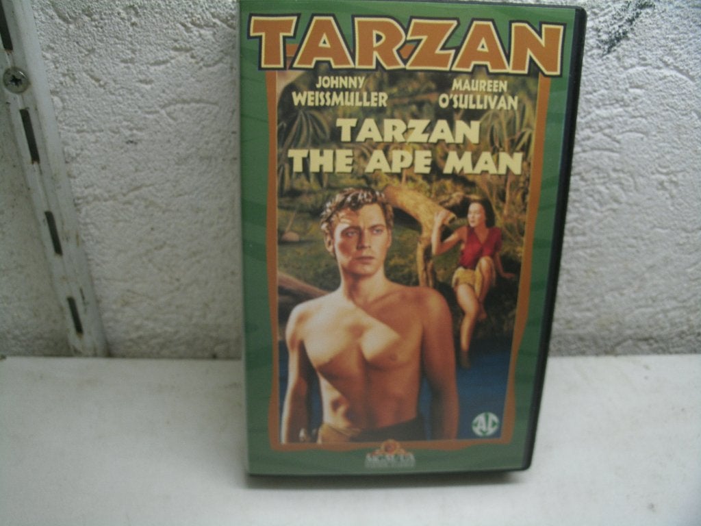 vhs 256b tarzan the ape man, Alle leeftijden, Ophalen of Verzenden, Zo goed als nieuw, Actie en Avontuur