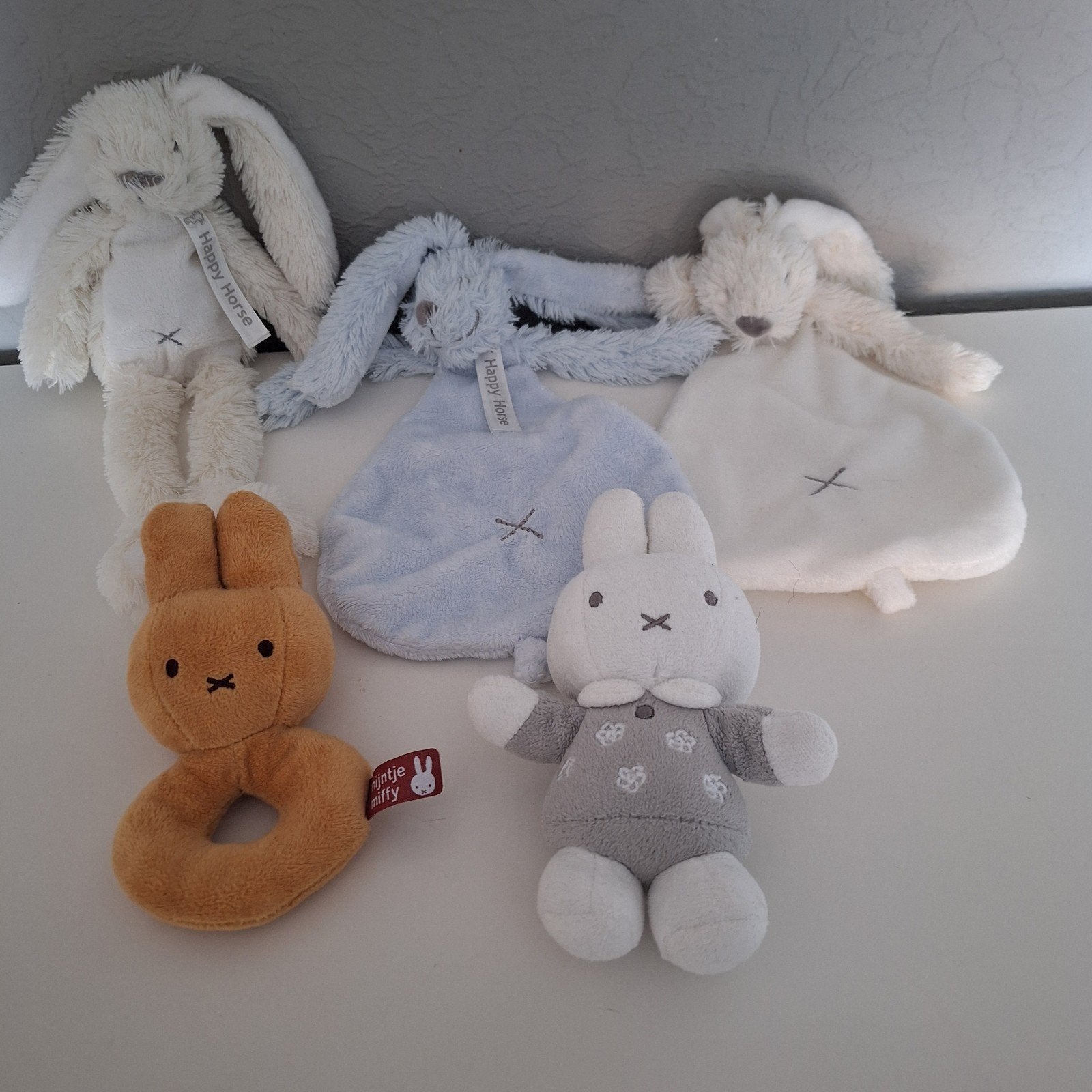 Knuffeldoekjes en rammelaar (Happy Horse, Nijntje), Ophalen