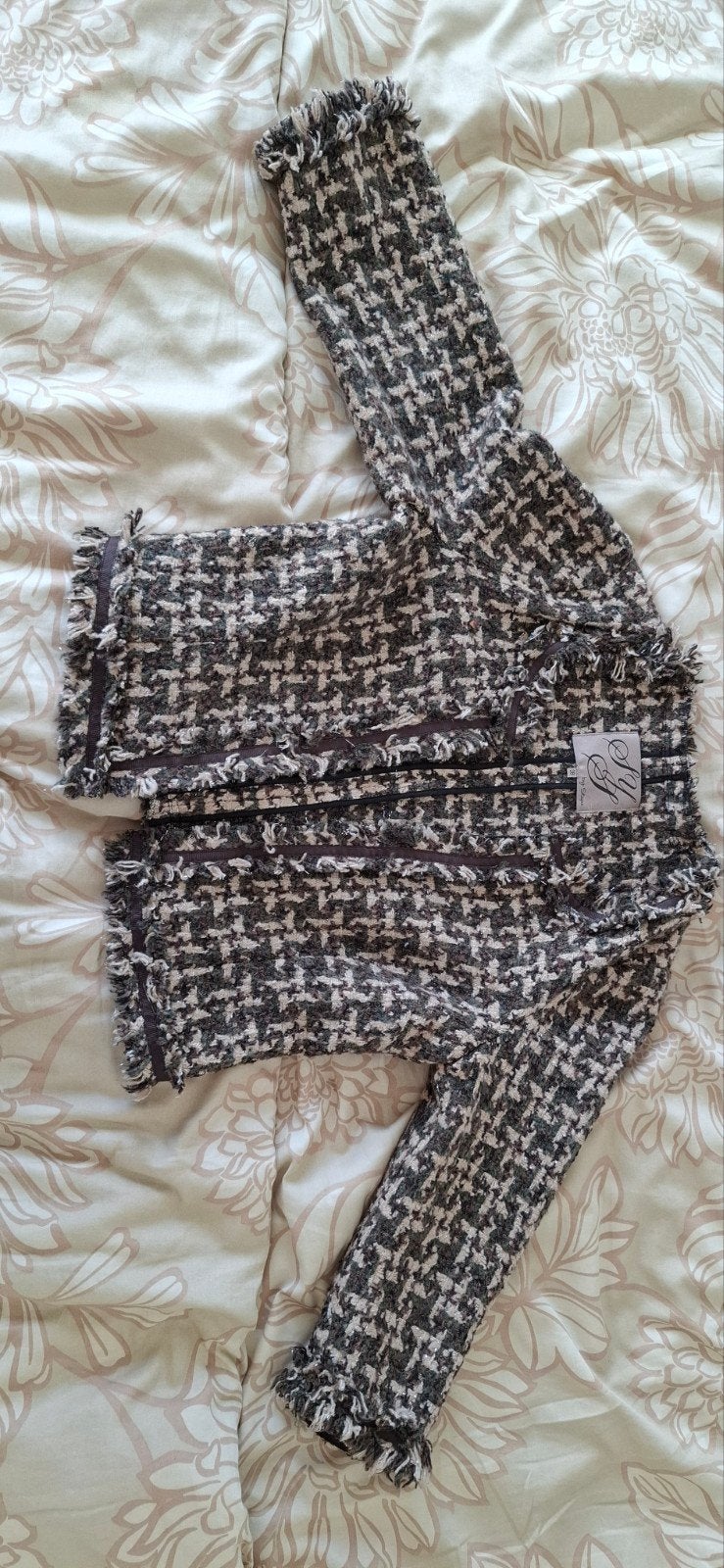 Stijlvol SY by Steps Tweed Jasje Maat 38, Maat 38/40 (M), SY by Steps, Meerkleurig, Ophalen of Verzenden
