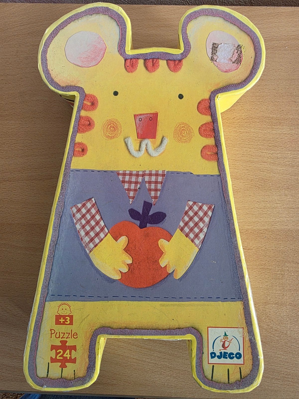 Djeco 'La cueillette du tigre' puzzel (24 stukjes), Ophalen, 10 tot 50 stukjes, Zo goed als nieuw, 2 tot 4 jaar