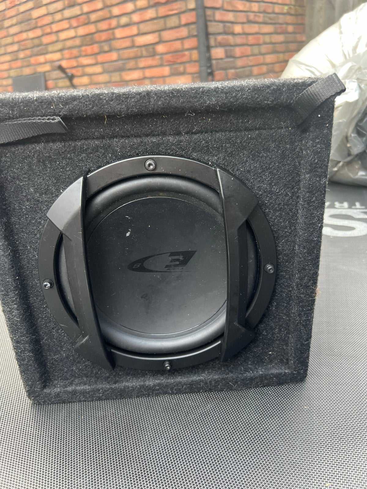 Alpine Subwoofer in behuizing, Ophalen of Verzenden, Gebruikt