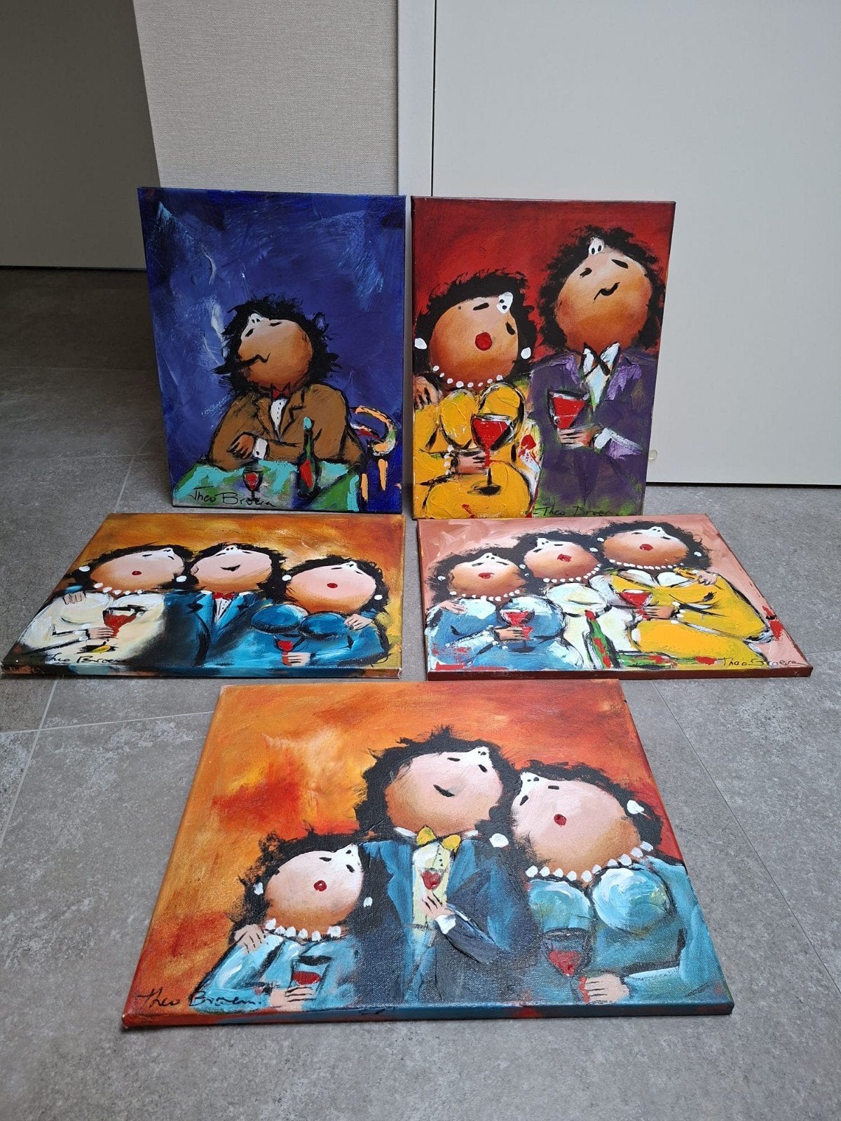 5 x Theo Broeren, Ophalen