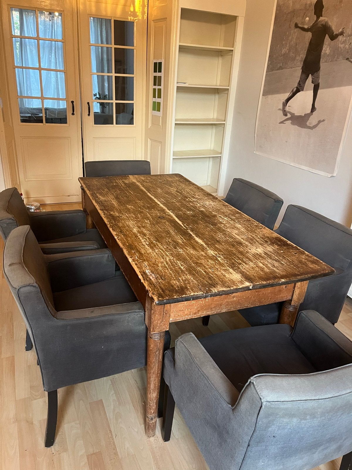PTMD stoelen - Gebruikt, Ophalen, Gebruikt, Vijf, Zes of meer stoelen, Stof