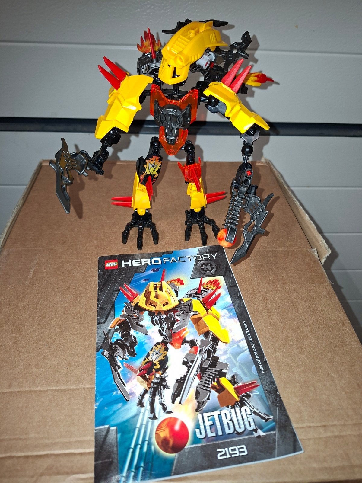 Lego Hero Factory Jetbug 2193 Complete met instructies, Ophalen of Verzenden, Zo goed als nieuw