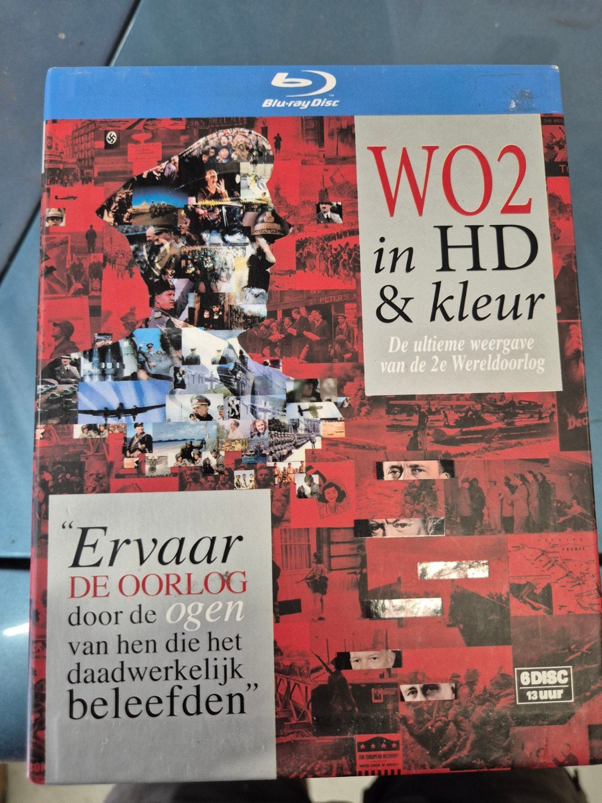 WO2 in HD & Kleur - De Ultieme Weergave (6-disc Blu-ray), Cd's en Dvd's, Documentaire, Nederlands, Zo goed als nieuw, Blu-ray