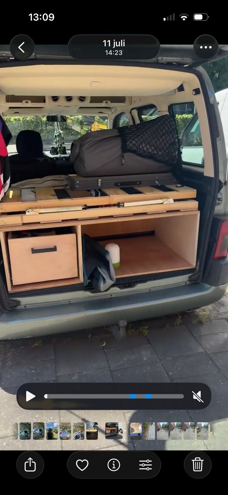 Camperbox, Ophalen, Zo goed als nieuw