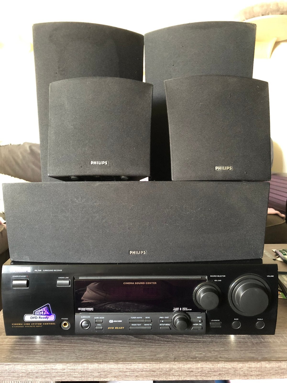 Phillips reciever met speakers, Ophalen, Philips, Overige systemen, Zo goed als nieuw