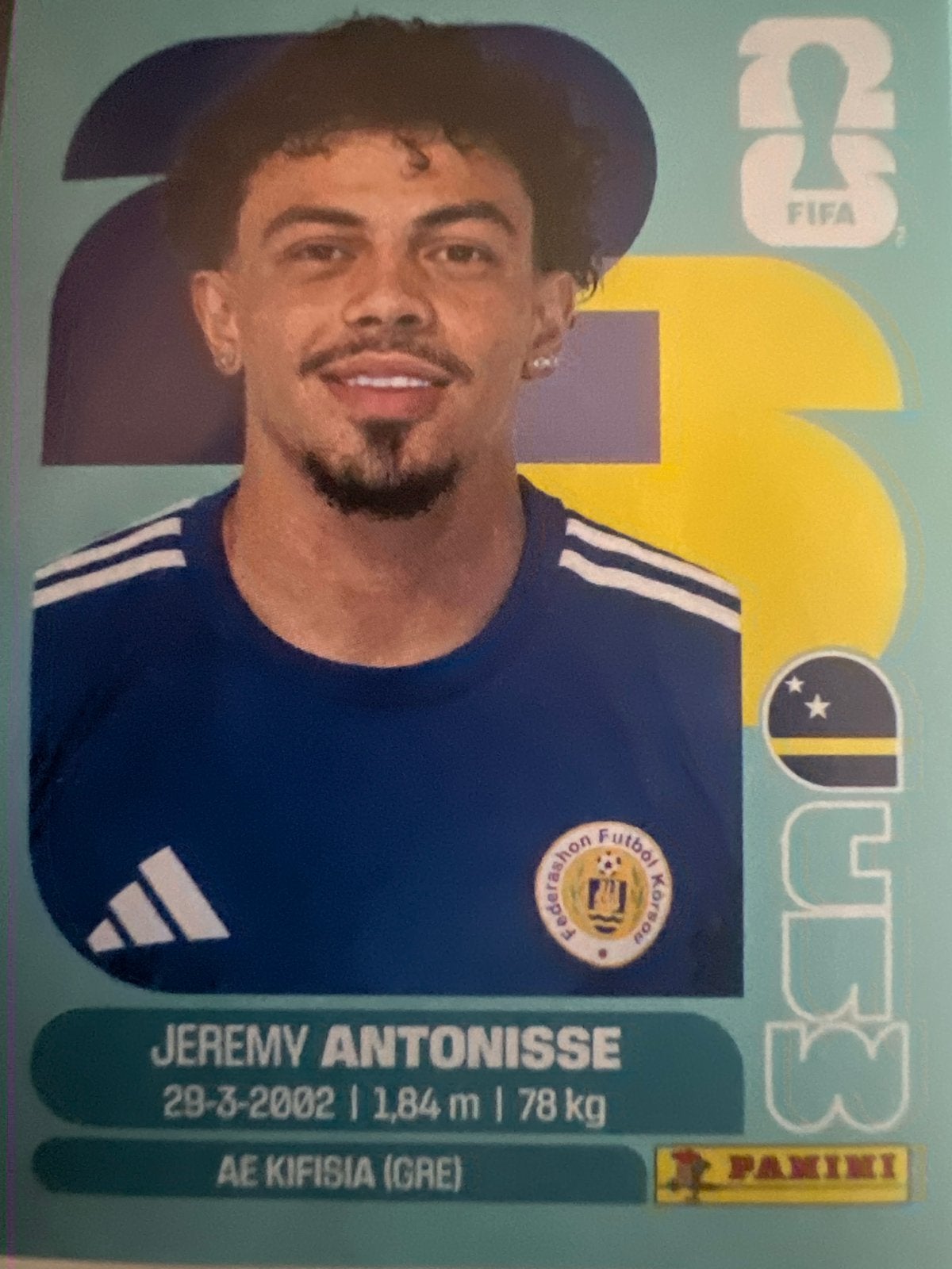 Panini FIFA wk 2026 Jeremy Antonisse Sticker, Verzenden, Nieuw, Buitenlandse clubs, Spelerskaart