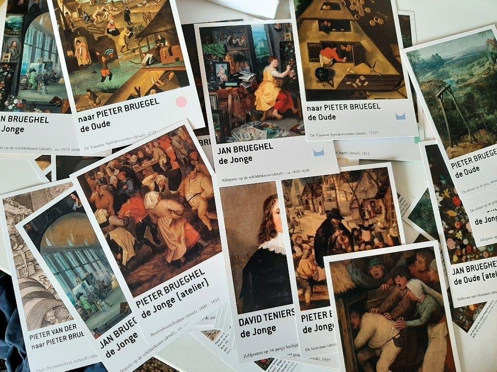 Familie/gezelschapsspel met Brueghel kunstkaarten, Ophalen of Verzenden, Nieuw