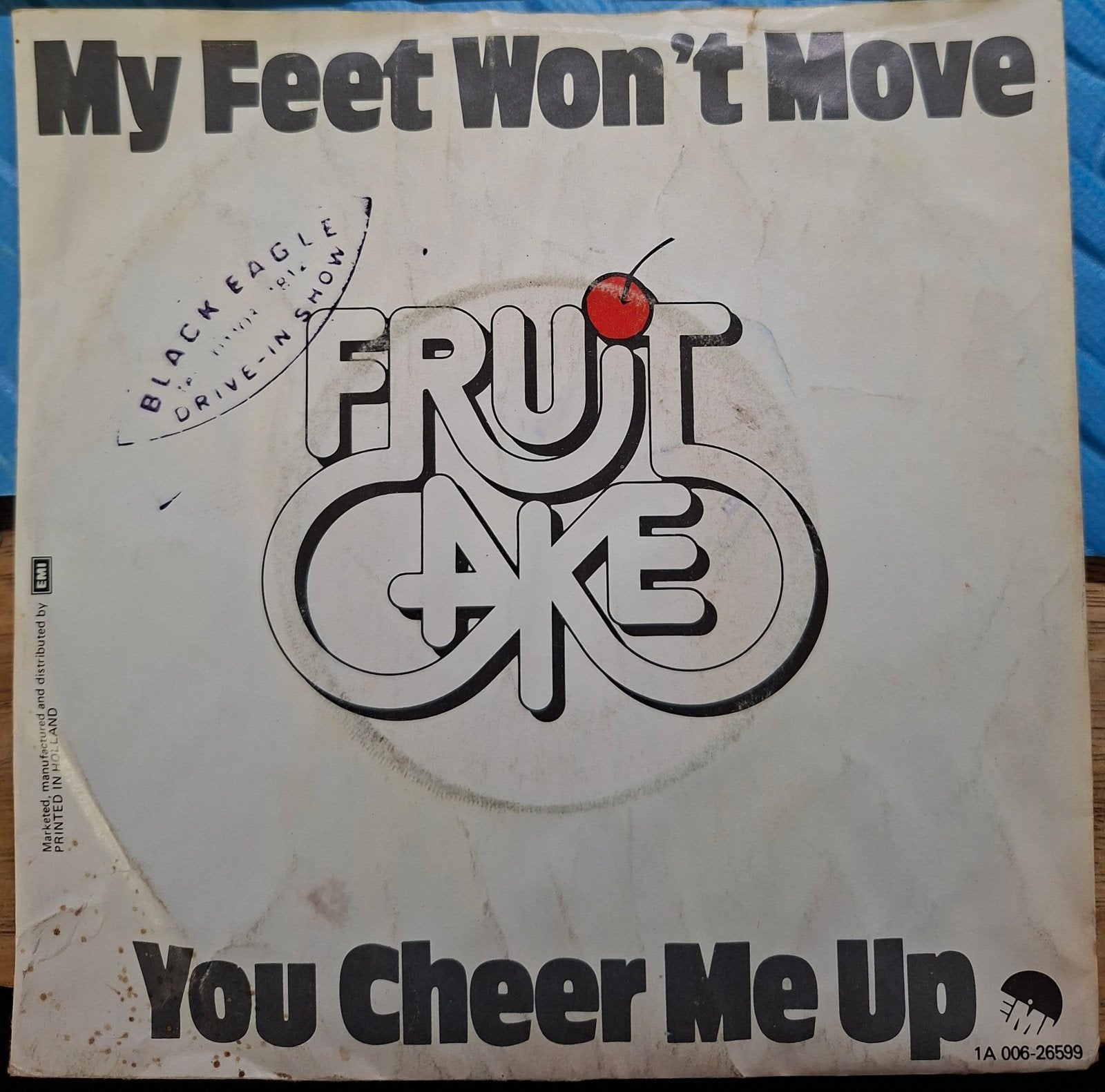 Fruitcake - My Feet Won't Move / You Cheer Me Up (Vinyl), Cd's en Dvd's, Gebruikt, 7 inch, Ophalen of Verzenden, Pop