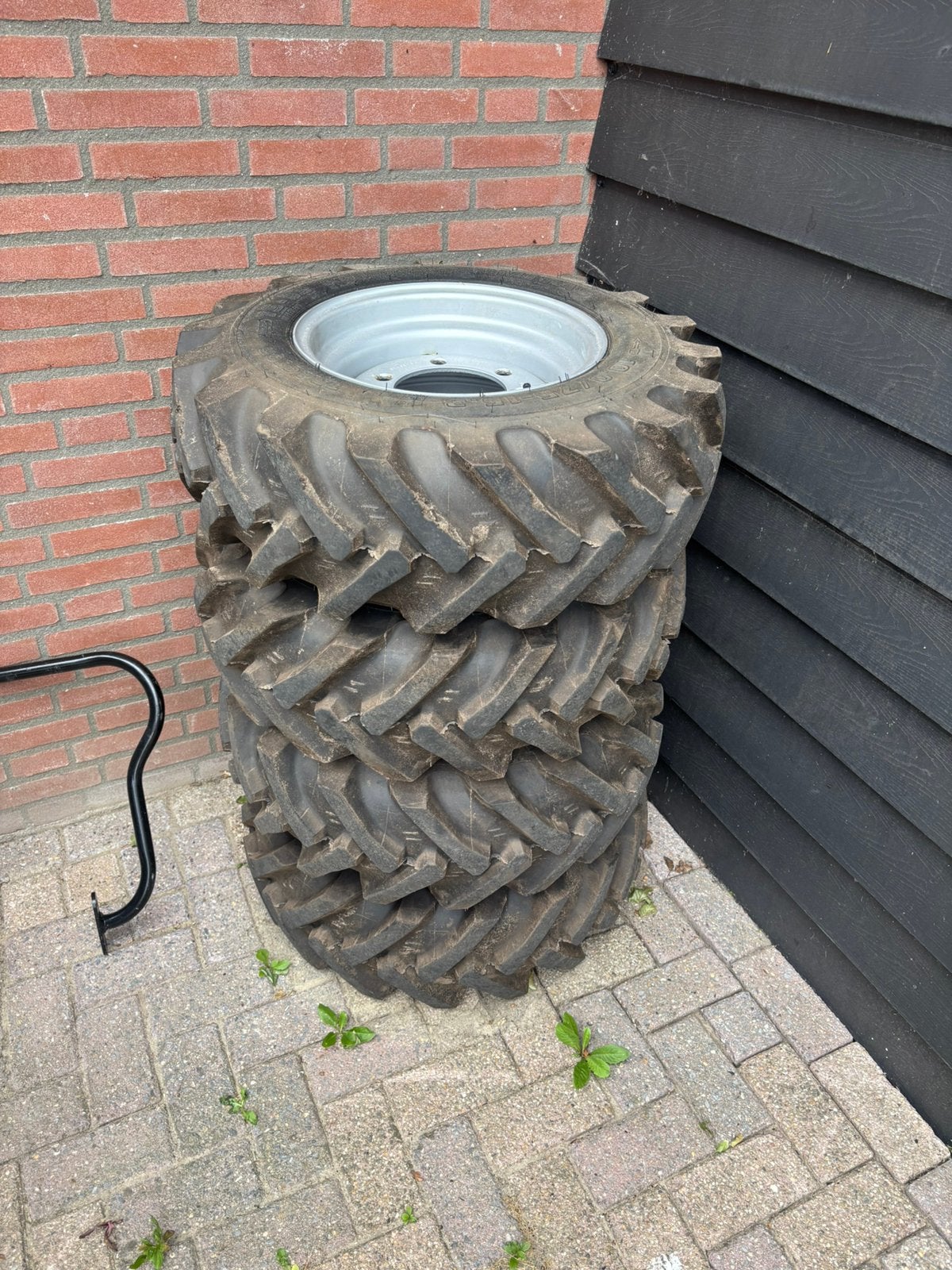 Set wielen 10.0/75 x 15.3, Ophalen