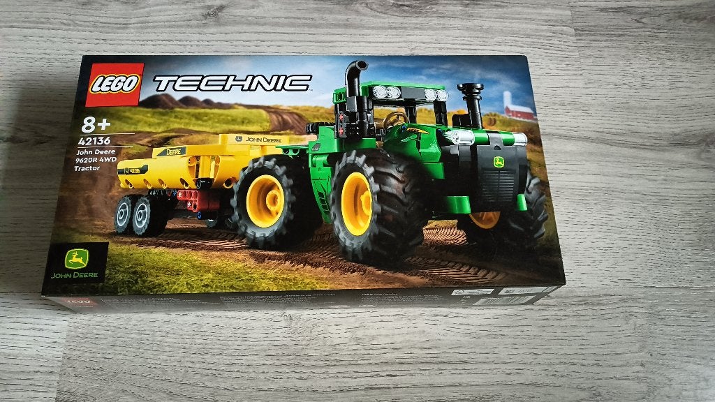 LEGO Technic 42136 John Deere 9620R 4WD Tractor, Ophalen, Nieuw, Technic, Complete set