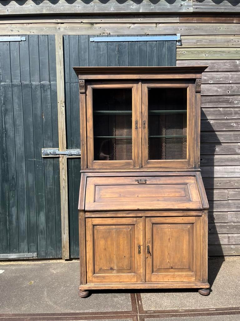 Antieke secretaire (75 euro), Ophalen, Zo goed als nieuw, Nb, Nb
