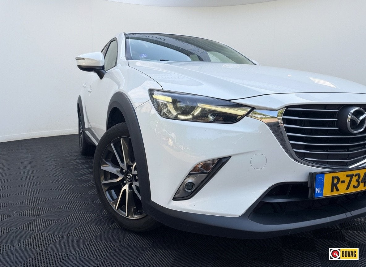 Mazda CX-3 2.0 SkyActiv-G 120 GT-M CARPLAY LEDER NAVI STOELV, Auto's, Voorwielaandrijving, 1998 cc, Gebruikt, Euro 6