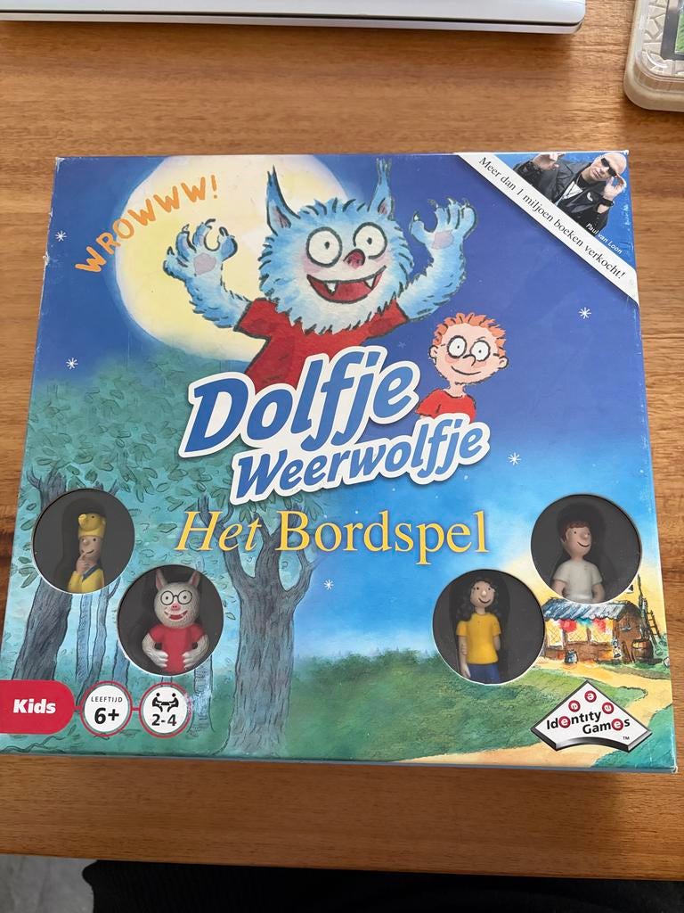 Dolfje Weerwolfje Het Bordspel, Hobby en Vrije tijd, Gezelschapsspellen | Bordspellen, Gebruikt, Drie of vier spelers, Ophalen of Verzenden