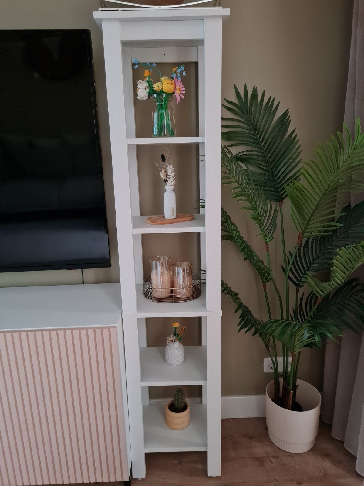 Witte kast stockholm, Ophalen of Verzenden, 25 tot 50 cm