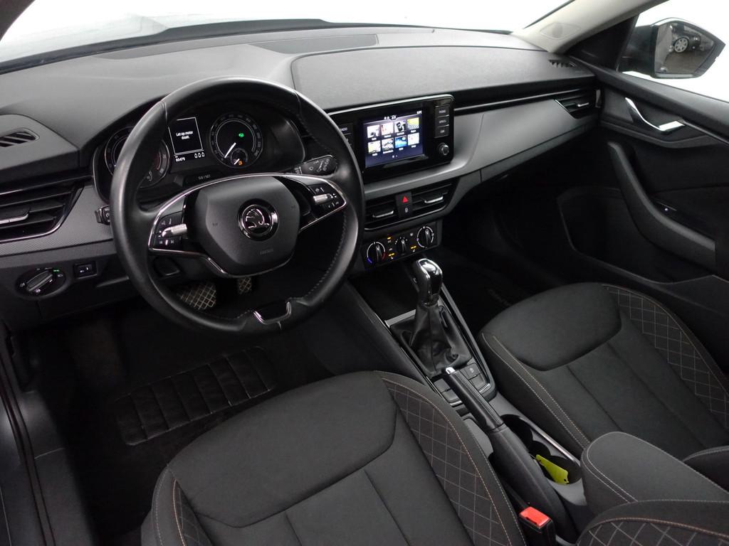 Skoda Kamiq 1.0 TSI Sport Business Aut- Carplay, Android Aut, Auto's, Skoda, Stof, Gebruikt, Met garantie (alle), 620 kg