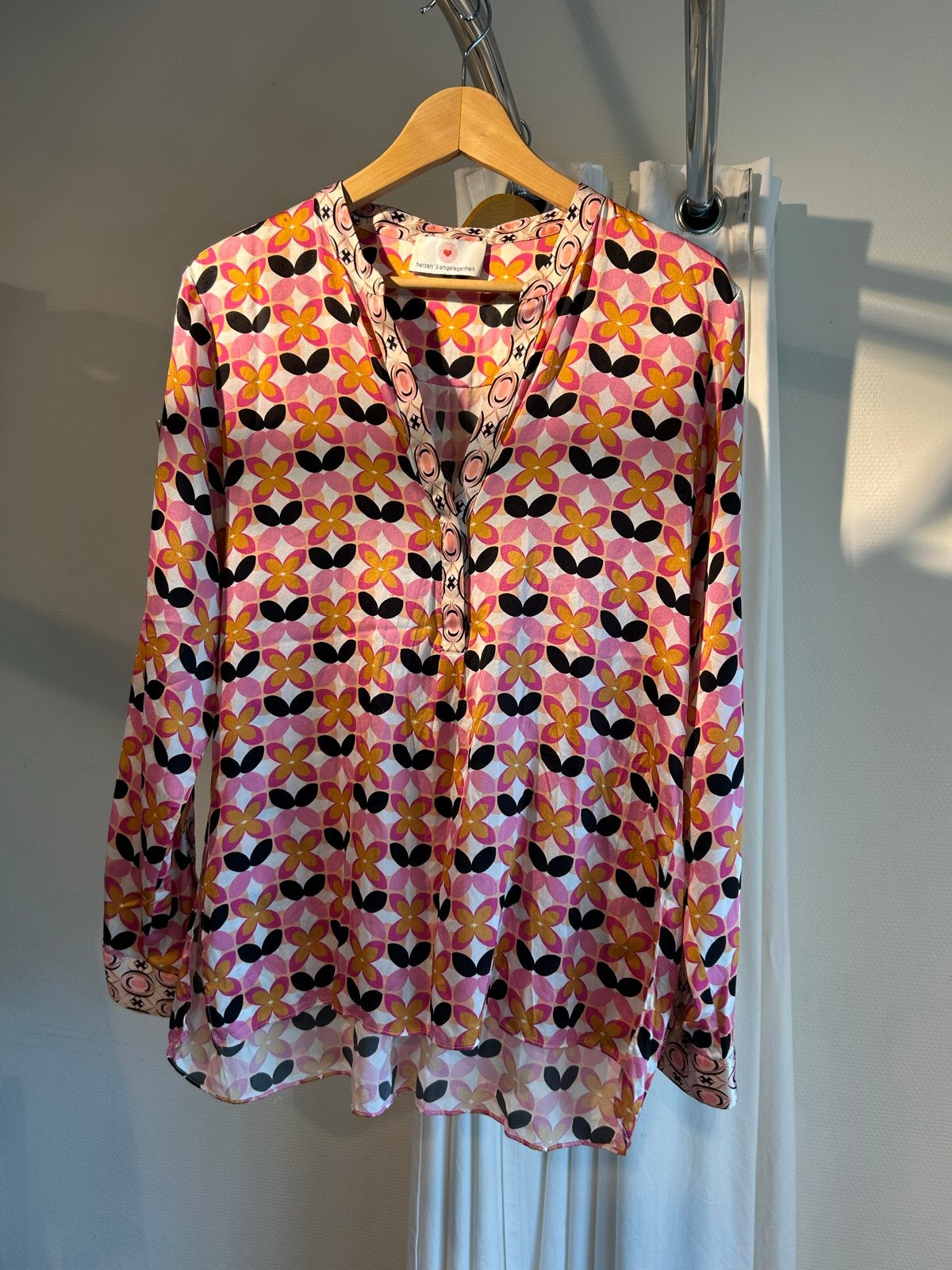 Herzen’s Angelegenheit zijden blouse mt 40 bloemprint, Kleding | Dames, Maat 38/40 (M), Meerkleurig, Marccain, Marc Cain