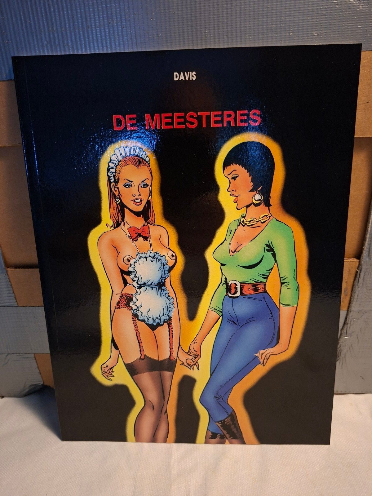 Follies Stripalbums - De Meesteres - Davis, Boeken, Eén stripboek, Verzenden, Zo goed als nieuw, Davis