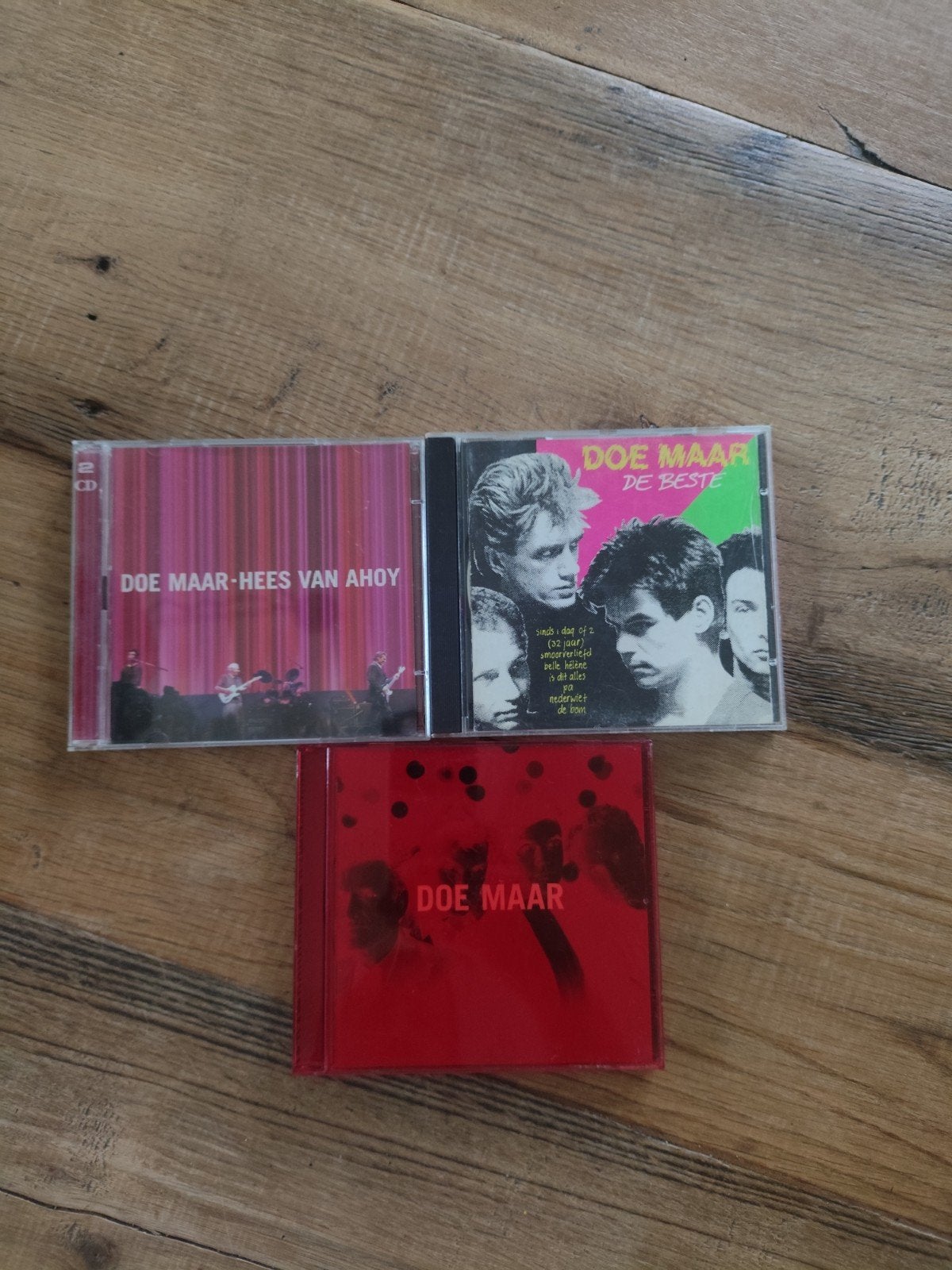 Doe Maar CD's: Hees van Ahoy, De Beste & Doe Maar, Ophalen of Verzenden, Zo goed als nieuw, Pop, Inclusief doosje