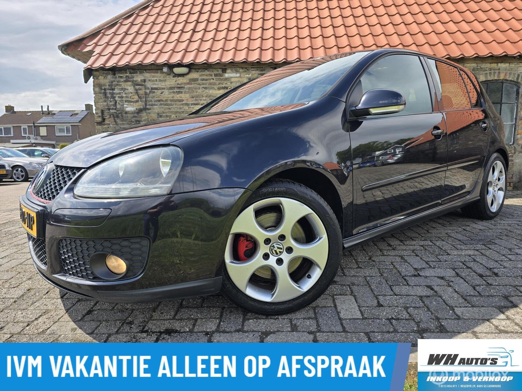 Volkswagen Golf 2.0 TFSI GTI, Gebruikt, 4 cilinders, Zwart, Origineel Nederlands